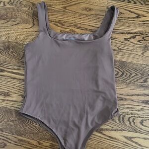 Square neck tank bodysuit